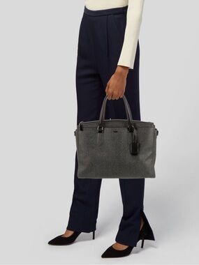 Tumi Sinclair Briefcase Leather Bag